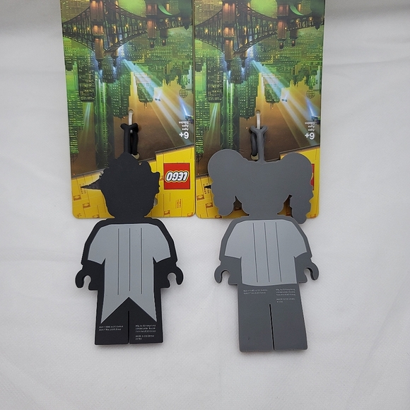 *FINAL PRICE* Lego The Batman Movie The Joker & Harley Quinn Luggage Tag Set - Picture 3 of 3